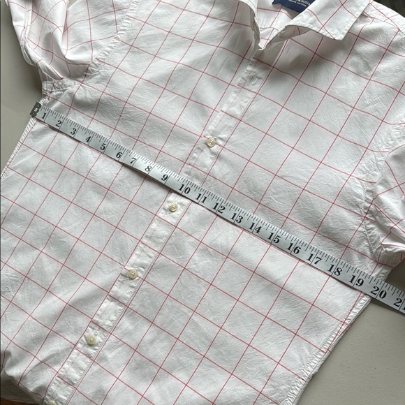 Scotch & Soda White and Red Casual Button Down Shirt - Picture 10 of 14